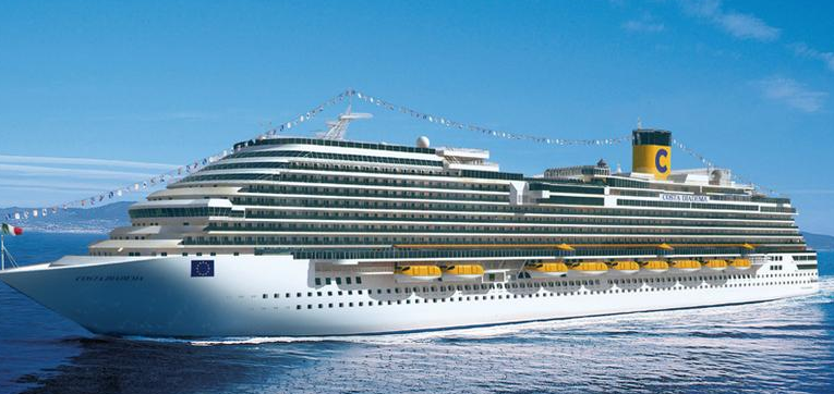 Aanbieding middellandse zee cruise costa diadema